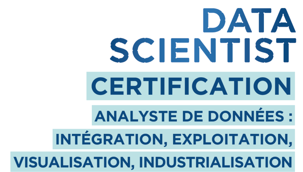 Certification Data Scientist